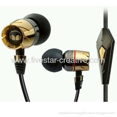 Monster Turbine Pro Gold In-ear Stereo Headphone With Controltalk